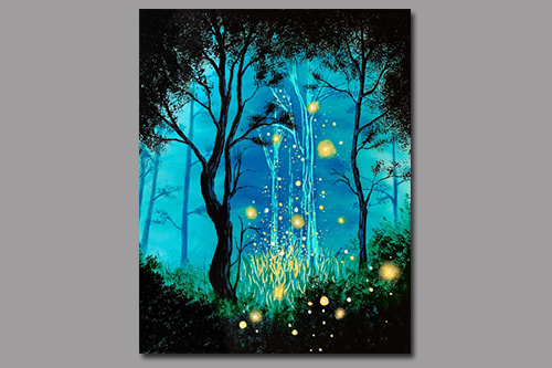 Paint Nite There Is Magic Class in Los Angeles Yaymaker